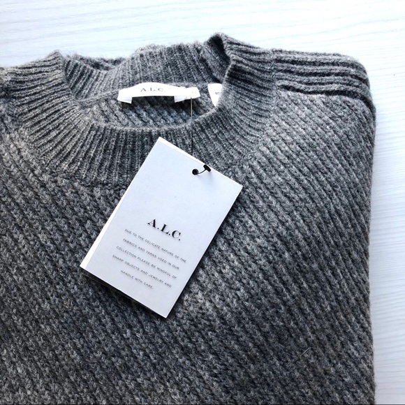 ✨HPx2!✨NWT Maternity-Friendly A.L.C. Gray Sweater - Picture 4 of 5